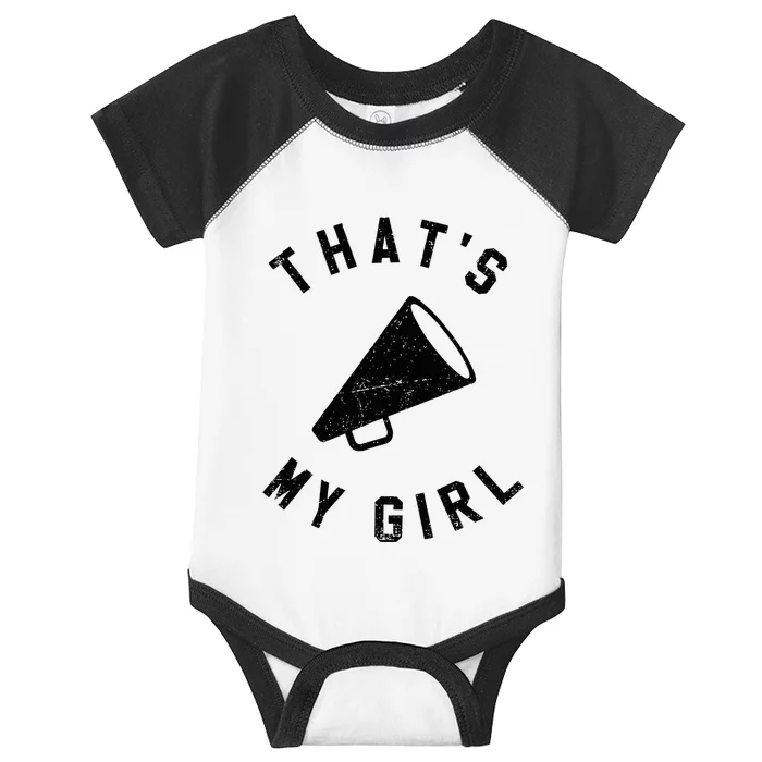 ThatS My Girl Cheerleading Infant Baby Jersey Bodysuit