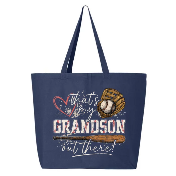 ThatS My Grandson Out There Baseball Grandma 25L Jumbo Tote