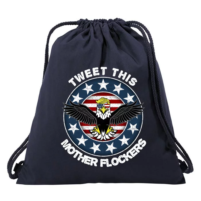 Trump Merica Gift Trump Merica Meaningful Gift Funny Gift Drawstring Bag