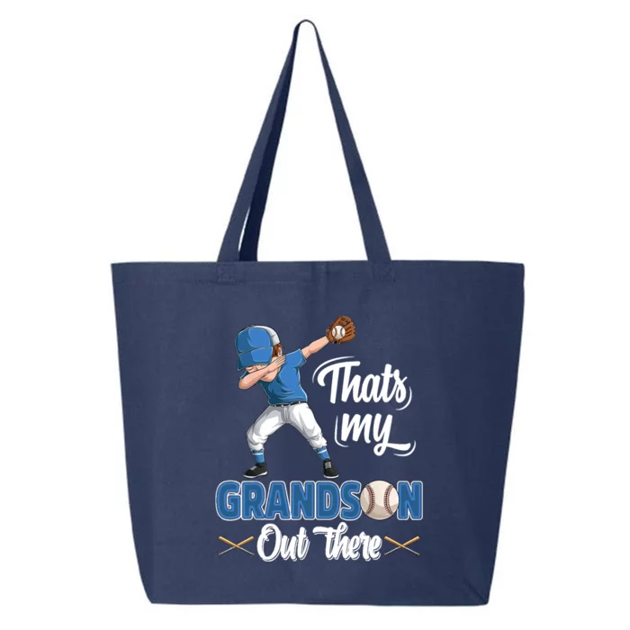 Thats My Grandson Out There Baseball Grandpa Grandma 25L Jumbo Tote