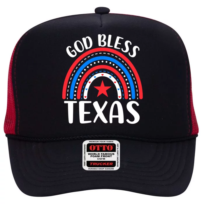 Texas Meaningful Gift I Love Texas Usa Cool Gift High Crown Mesh Trucker Hat