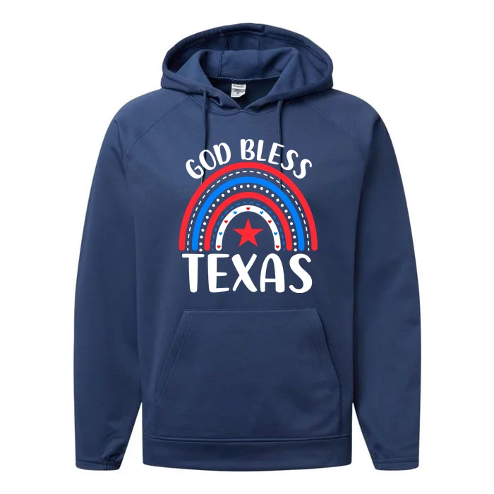 Texas Meaningful Gift I Love Texas Usa Cool Gift Performance Fleece Hoodie