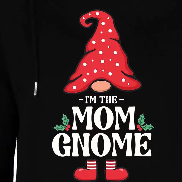 The Mom Gnome Funny Family Matching With Dad Group Christmas Womens Funnel Neck Pullover Hood