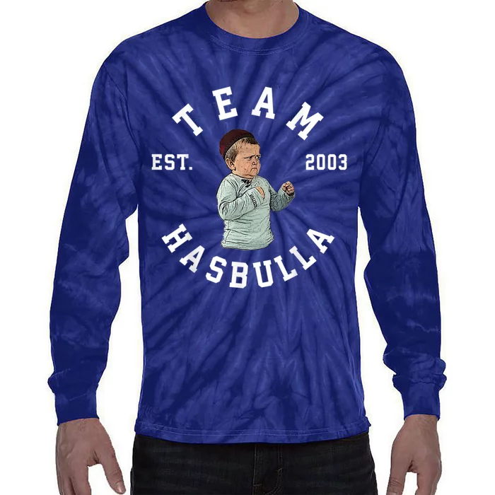 Team MMA Hasbulla Fight Meme Tie-Dye Long Sleeve Shirt