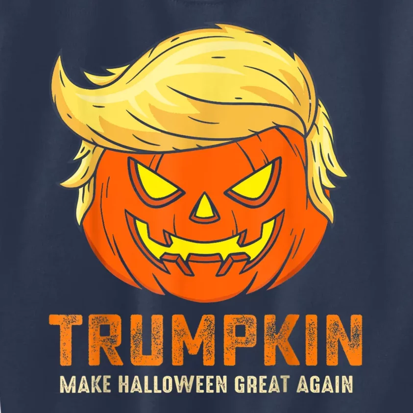 Trumpkin Make Halloween Great Again Funny Pumpkin Family Kids Sweatshirt