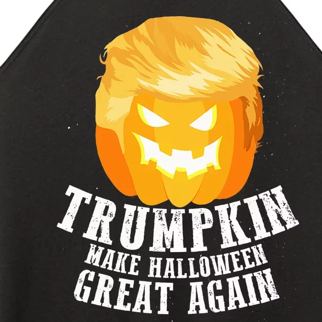 Trumpkin Make Halloween Great Again Costume Women’s Perfect Tri Rocker Tank