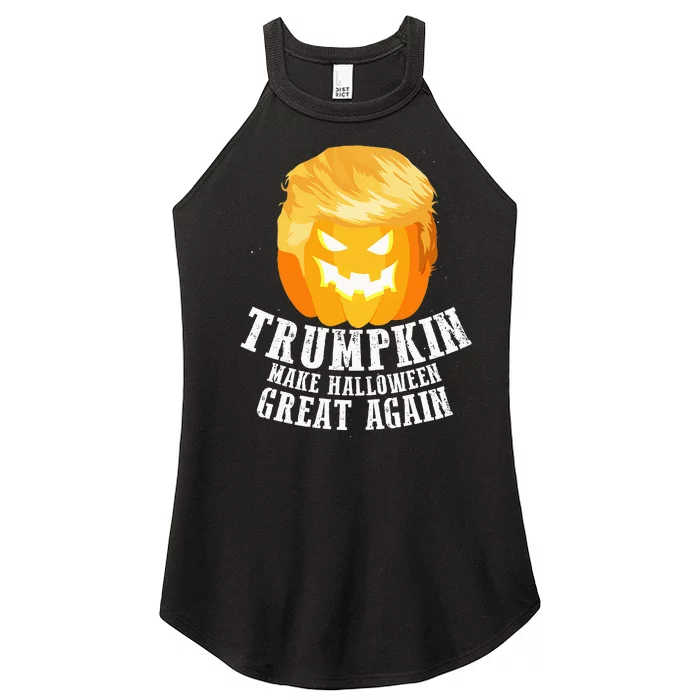 Trumpkin Make Halloween Great Again Costume Women’s Perfect Tri Rocker Tank