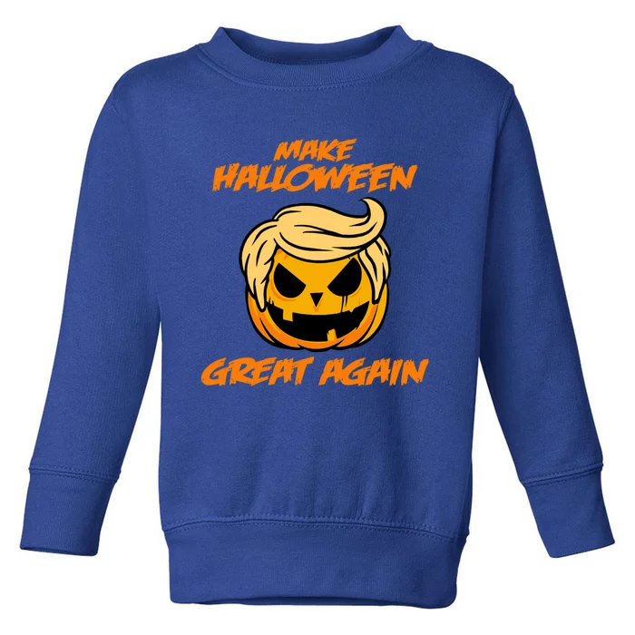 Trump Make Halloween Great Again Gift Toddler Sweatshirt