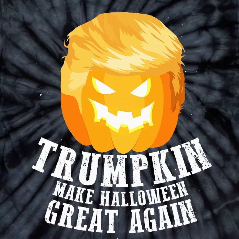 Trumpkin Make Halloween Great Again Costume Tie-Dye T-Shirt