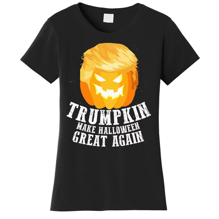 Trumpkin Make Halloween Great Again Costume Women's T-Shirt