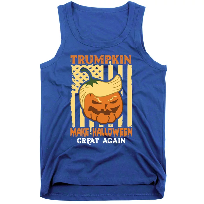 Trumpkin Make Halloween Great Again Funny Design Gift Tank Top