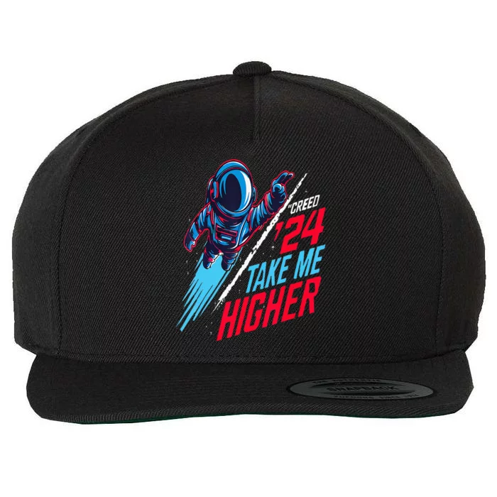 T.A.K.E M.E H.I.G.H.E.R Wool Snapback Cap