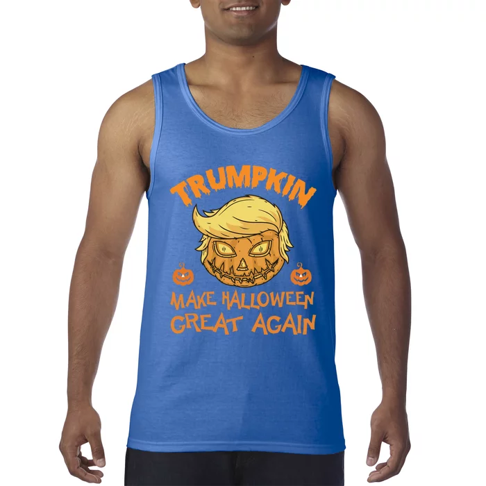 Trumpkin Make Halloween Great Again Funny Gift Tank Top