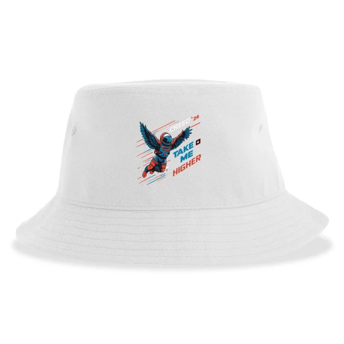 T.A.K.E M.E H.I.G.H.E.R Sustainable Bucket Hat