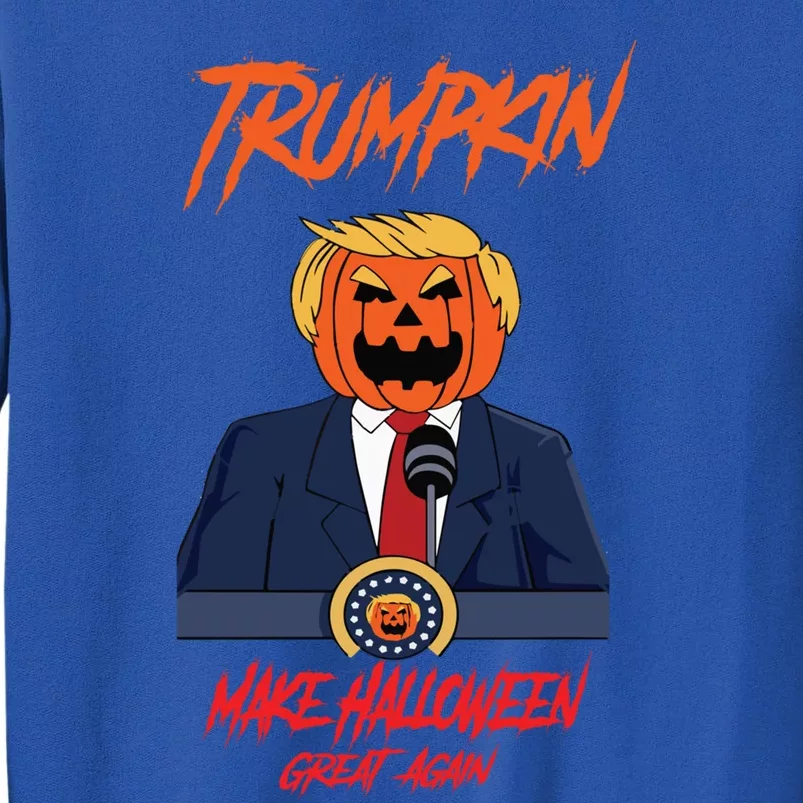 Trumpkin Make Halloween Great Again Funny Great Gift Tall Sweatshirt