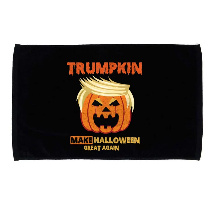 Trumpkin Make Halloween Great Again Funny Gift Funny Gift Microfiber Hand Towel