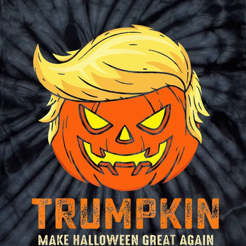 Trumpkin Make Halloween Great Again Funny Pumpkin Family Tie-Dye T-Shirt