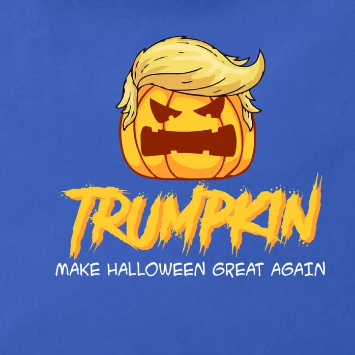 Trumpkin Make Halloween Great Again Funny Trump Pumpkin Gift Zip Tote Bag