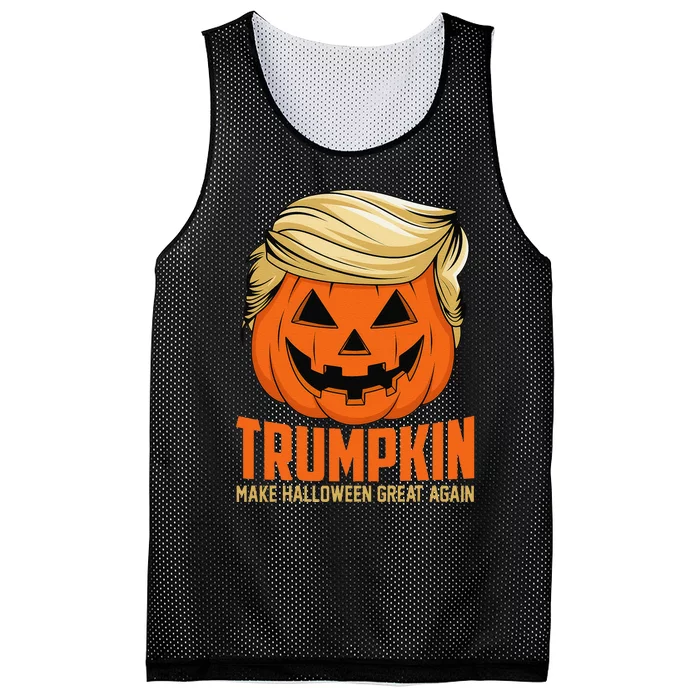 Trumpkin Make Halloween Great Again Funny Sarcastic Saying Gift Mesh Reversible Basketball Jersey Tank