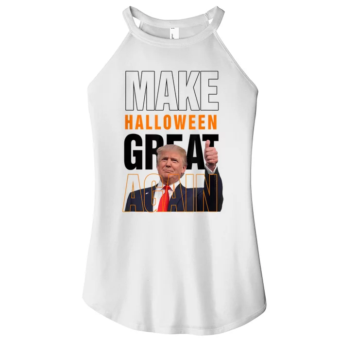 Trump Make Halloween Great Again Pro Trump 2024 Halloween Women’s Perfect Tri Rocker Tank