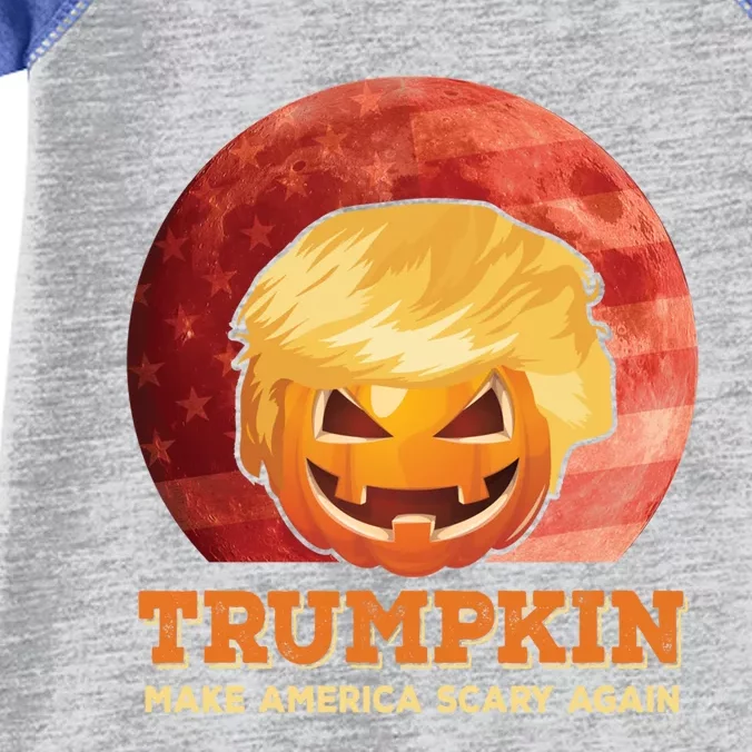 Trumpkin Make Halloween Great Again President Trump Pumpkin Gift Infant Baby Jersey Bodysuit