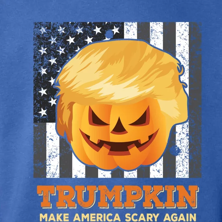 Trumpkin Make Halloween Great Again President Trump Pumpkin Gift Toddler Hoodie