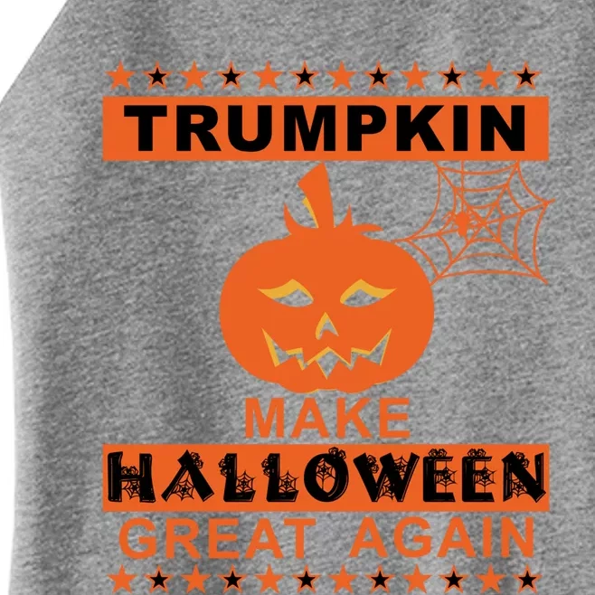 Trumpkin Make Halloween Great Again Cute Gift Women’s Perfect Tri Rocker Tank