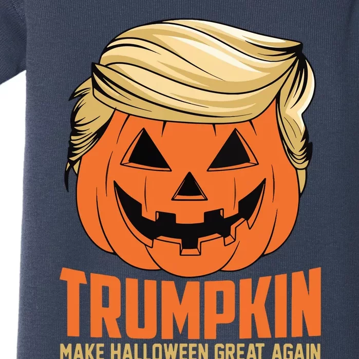 Trumpkin Make Halloween Great Again Funny Sarcastic Saying Baby Bodysuit