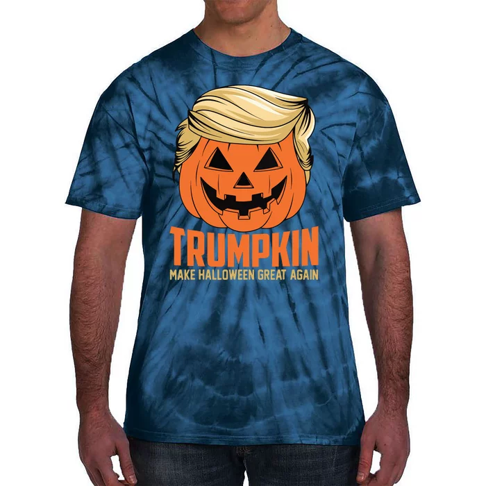 Trumpkin Make Halloween Great Again Funny Sarcastic Saying Tie-Dye T-Shirt