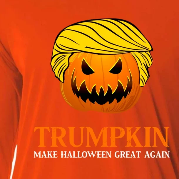 Trumpkin Make Halloween Great Again Cool Gift Cooling Performance Long Sleeve Crew