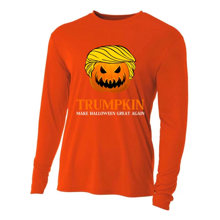 Trumpkin Make Halloween Great Again Cool Gift Cooling Performance Long Sleeve Crew