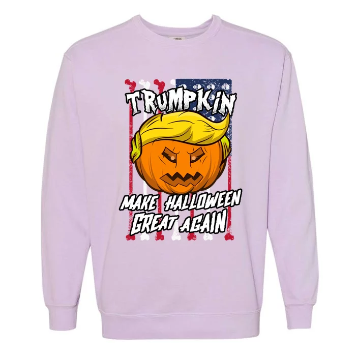 Trumpkin Make Halloween Great Again Trump Jackcool Gifto'cool Giftlantern Gift Garment-Dyed Sweatshirt