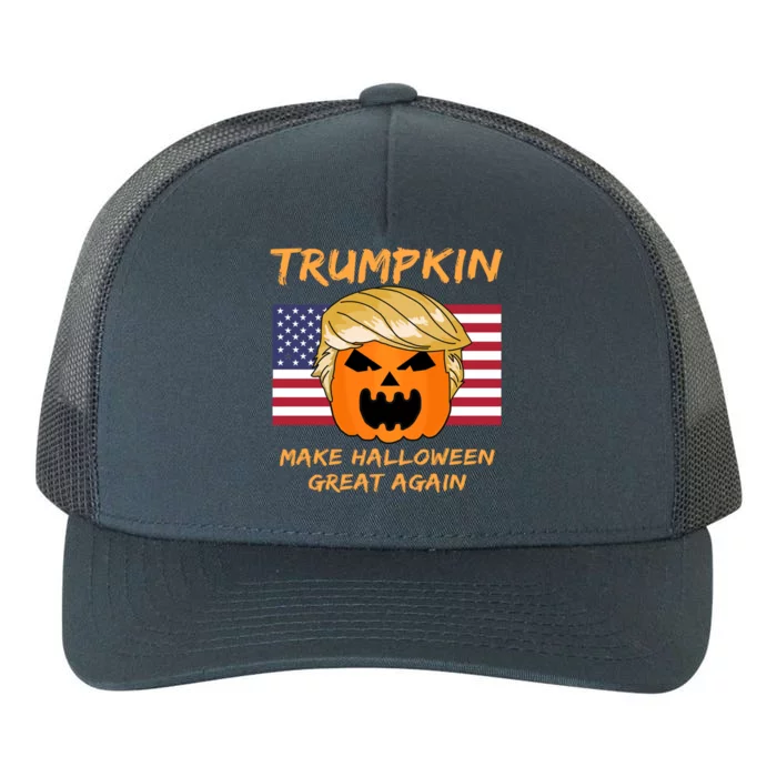 Trump Make Halloween Great Again Trumpkin Gift Yupoong Adult 5-Panel Trucker Hat