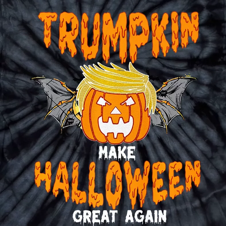 Trumpkin Make Halloween Great Again Funny Trump Halloween Ar Premium Tie-Dye T-Shirt