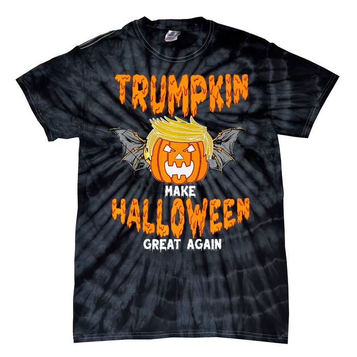 Trumpkin Make Halloween Great Again Funny Trump Halloween Ar Premium Tie-Dye T-Shirt