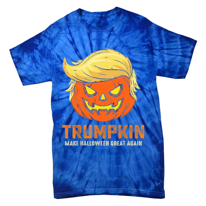 Trumpkin Make Halloween Great Again Funny Pumpkin Family Great Gift Tie-Dye T-Shirt