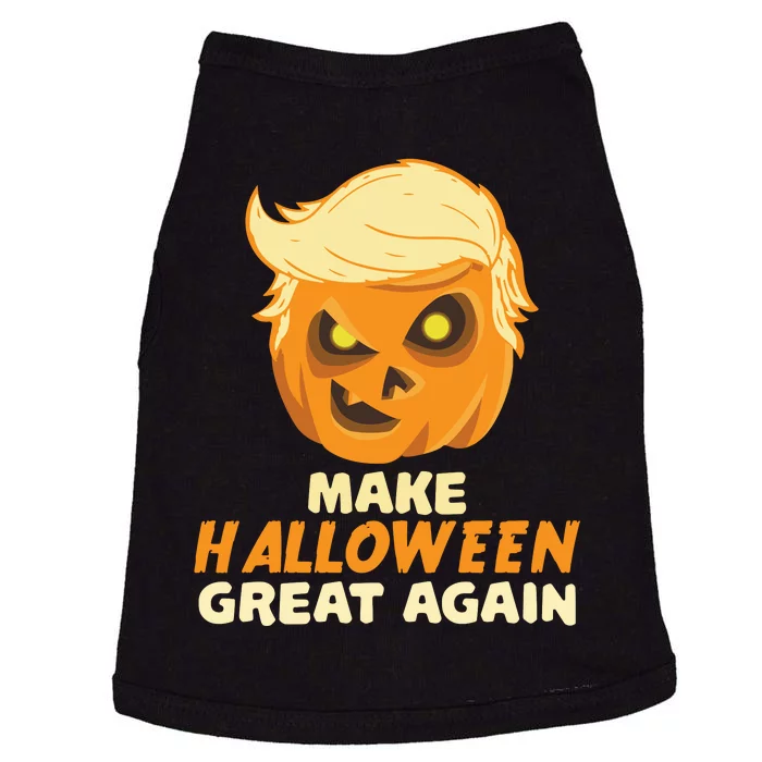 Trumpkin Make Halloween Great Again Doggie Tank