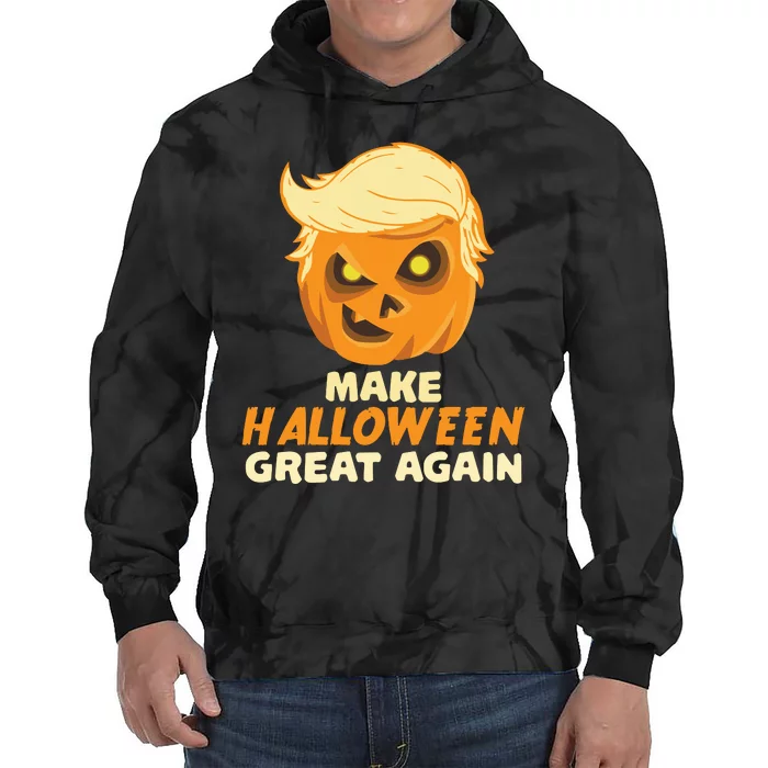 Trumpkin Make Halloween Great Again Tie Dye Hoodie