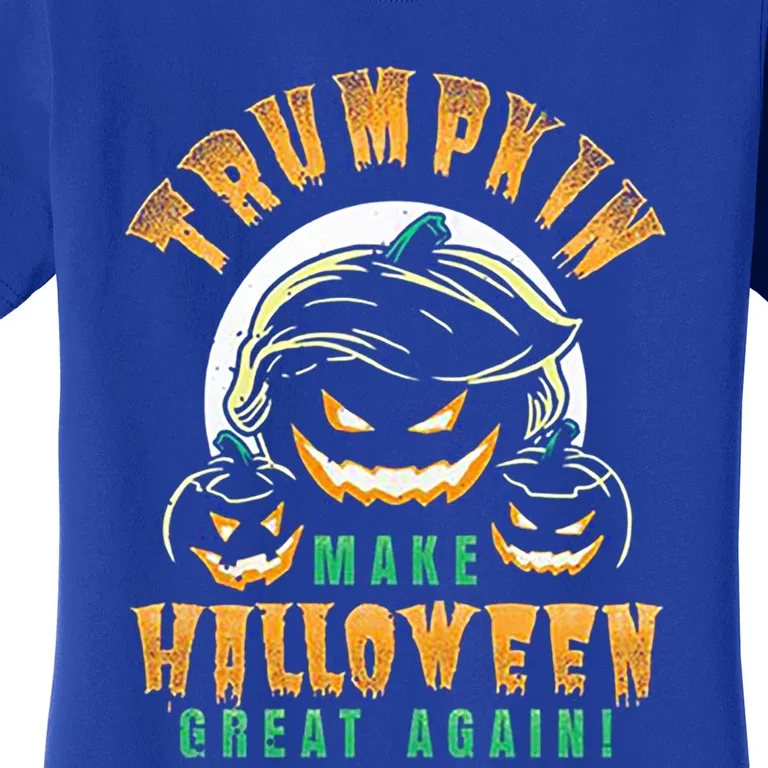 Trumpkin Make Halloween Great Again Funny Trumpkin Funny Gift Women's T-Shirt