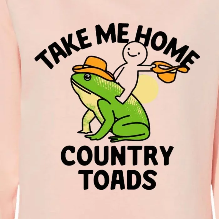 Take Me Home Country Toads Womens California Wash Sweatshirt