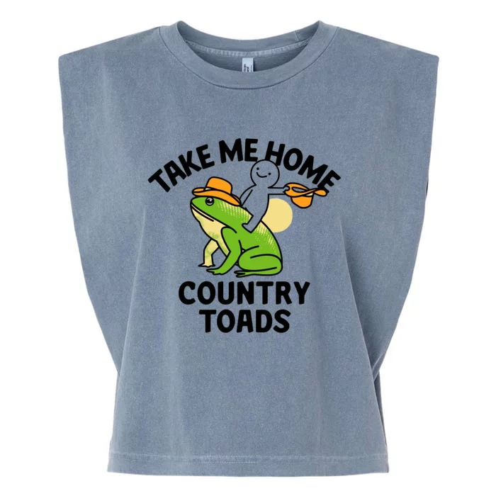 Take Me Home Country Toads Garment-Dyed Women's Muscle Tee