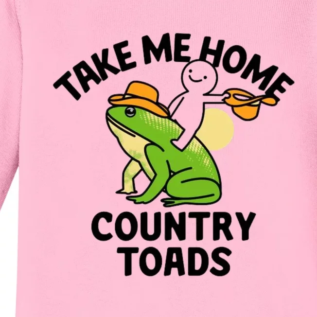 Take Me Home Country Toads Baby Long Sleeve Bodysuit