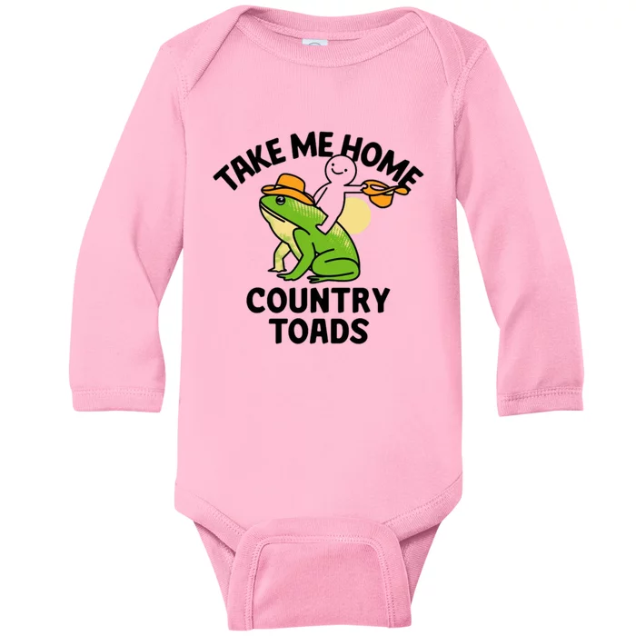 Take Me Home Country Toads Baby Long Sleeve Bodysuit