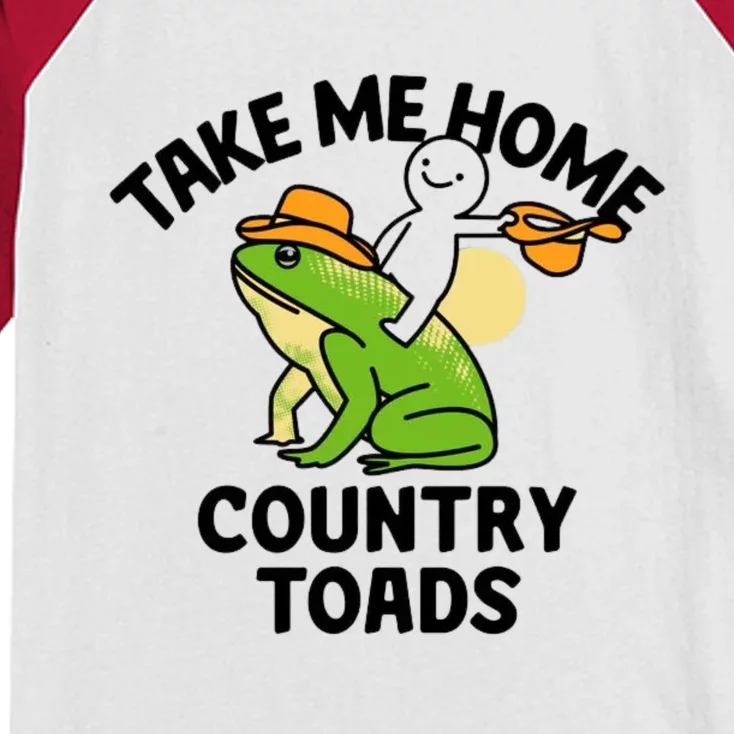 Take Me Home Country Toads Kids Colorblock Raglan Jersey