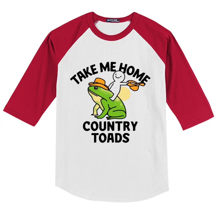 Take Me Home Country Toads Kids Colorblock Raglan Jersey