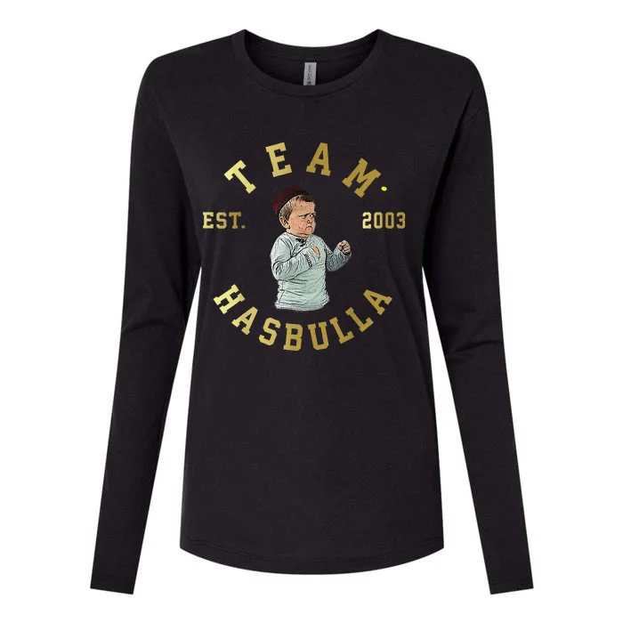 Team MMA Hasbulla Fight Meme Womens Cotton Relaxed Long Sleeve T-Shirt