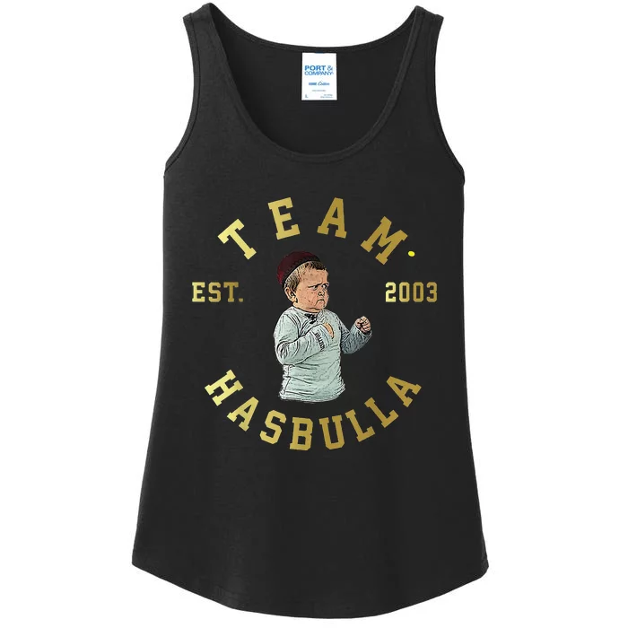 Team MMA Hasbulla Fight Meme Ladies Essential Tank