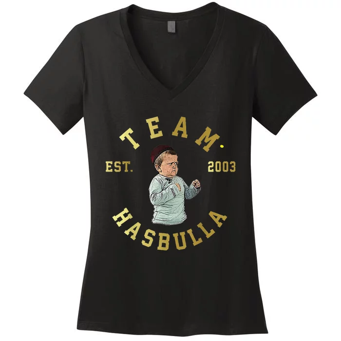 Team MMA Hasbulla Fight Meme Women's V-Neck T-Shirt