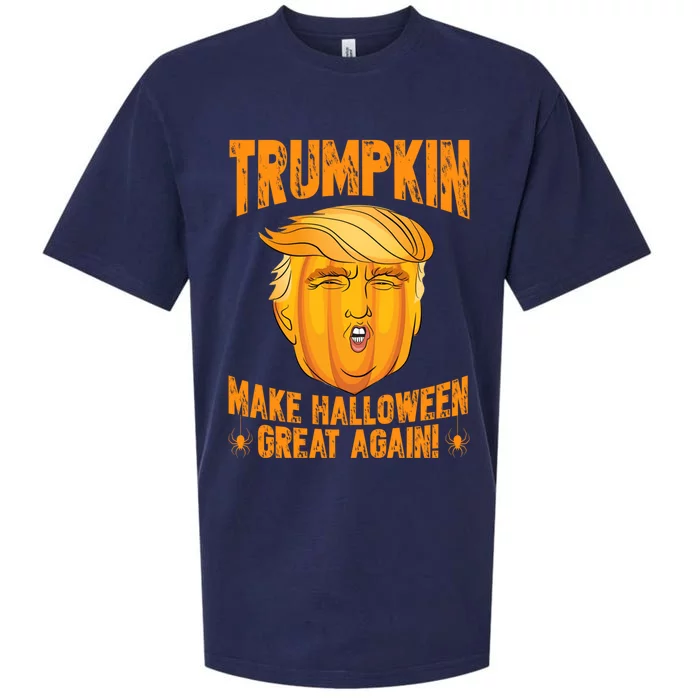 Trumpkin Make Halloween Great Again Halloween Trump Cute Gift Sueded Cloud Jersey T-Shirt