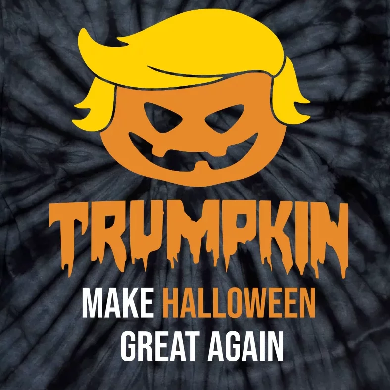 Trumpkin Make Halloween Great Again Funny Pro Trump Tie-Dye T-Shirt